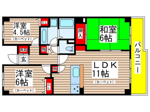 T`s garden西船橋の物件間取画像